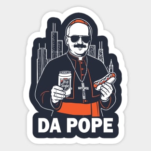 Da Pope Chicago Sticker